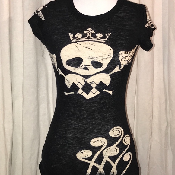 skull blouse forever 21